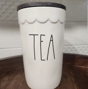 Rae Dunn tea cannister